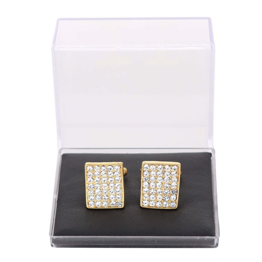 Vittorio Vico Very Fine Cufflinks (90xx Series) - Clear and Silver - Cufflinks - Vittorio Vico