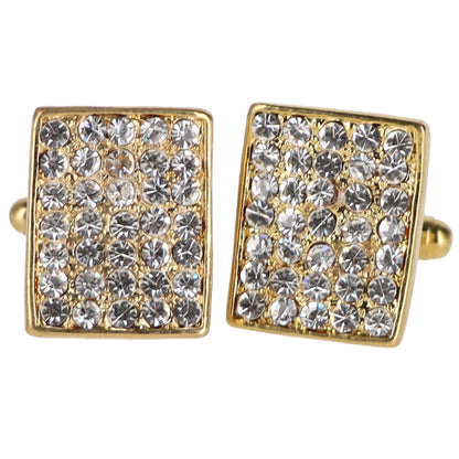 Vittorio Vico Very Fine Cufflinks (90xx Series) - Clear and Silver - Cufflinks - Vittorio Vico