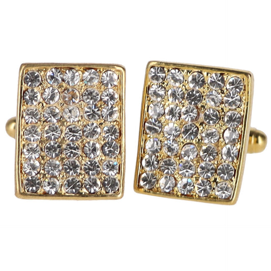 Vittorio Vico Very Fine Cufflinks (90xx Series) - Clear and Silver - Cufflinks - Vittorio Vico