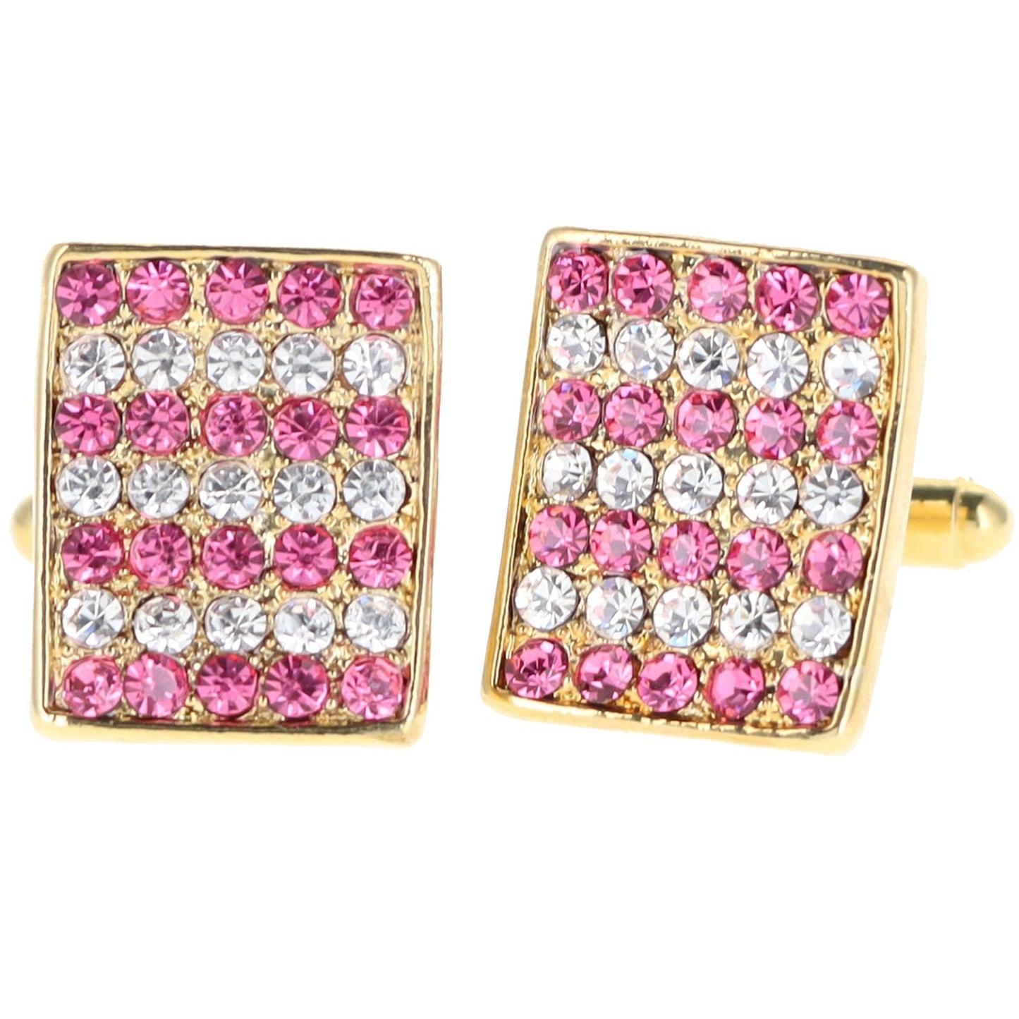Vittorio Vico Very Fine Cufflinks (90xx Series) - Pink/Gold (CL 9013) - Cufflinks - Vittorio Vico